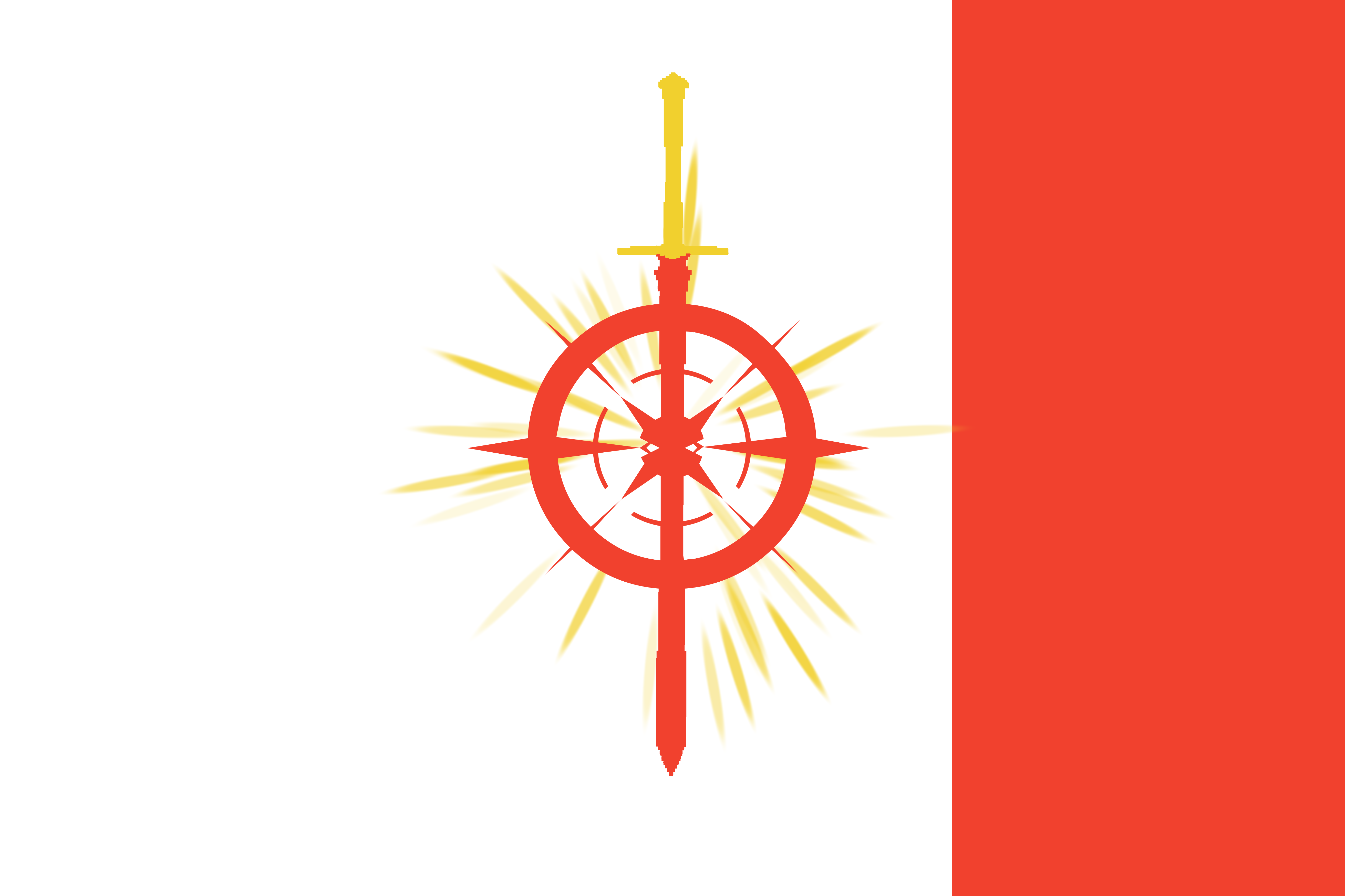 王国マハヴォーエ国旗，2176年建国時版