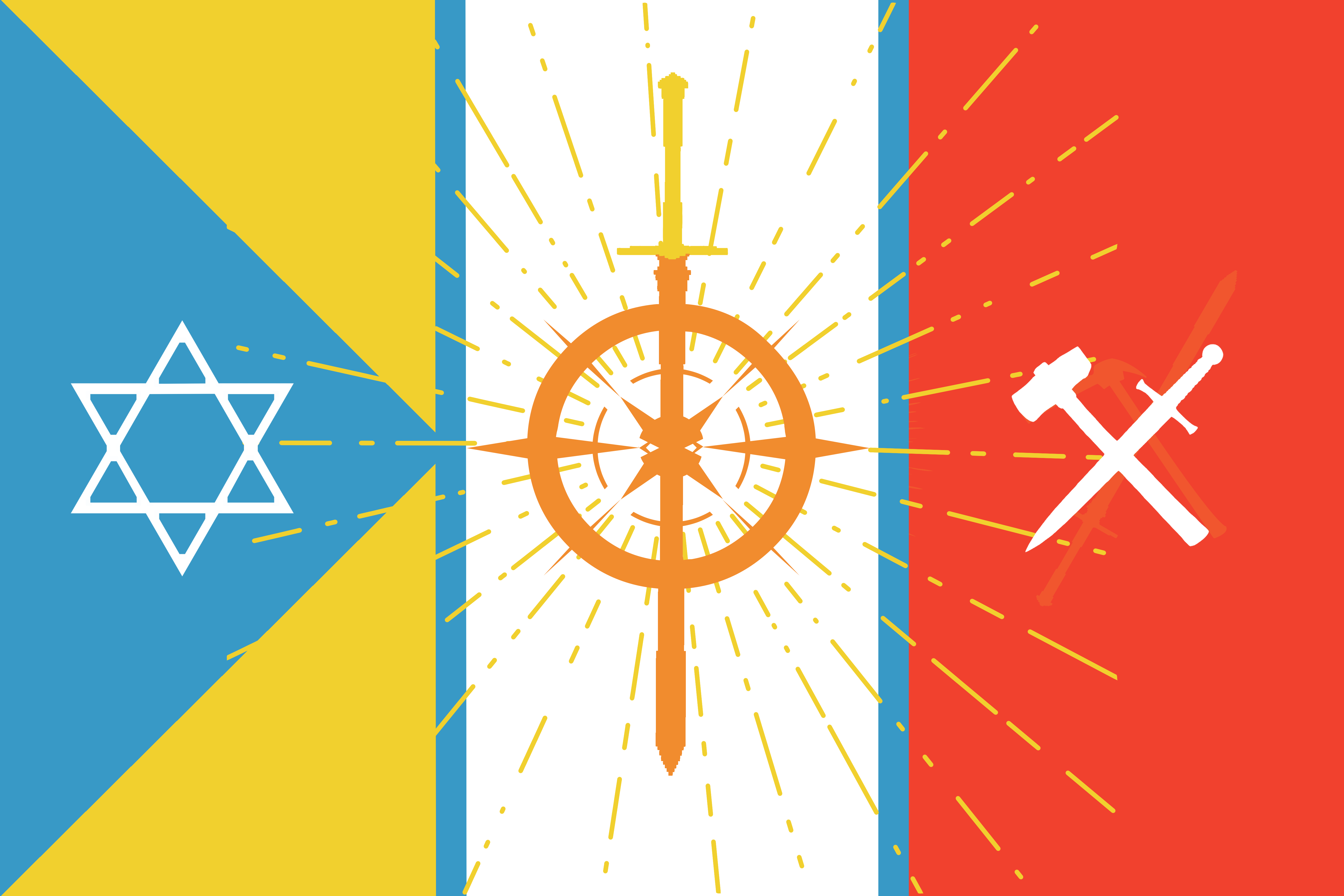 王国マハヴォーエ国旗，2668年天秤の公理再公理化後