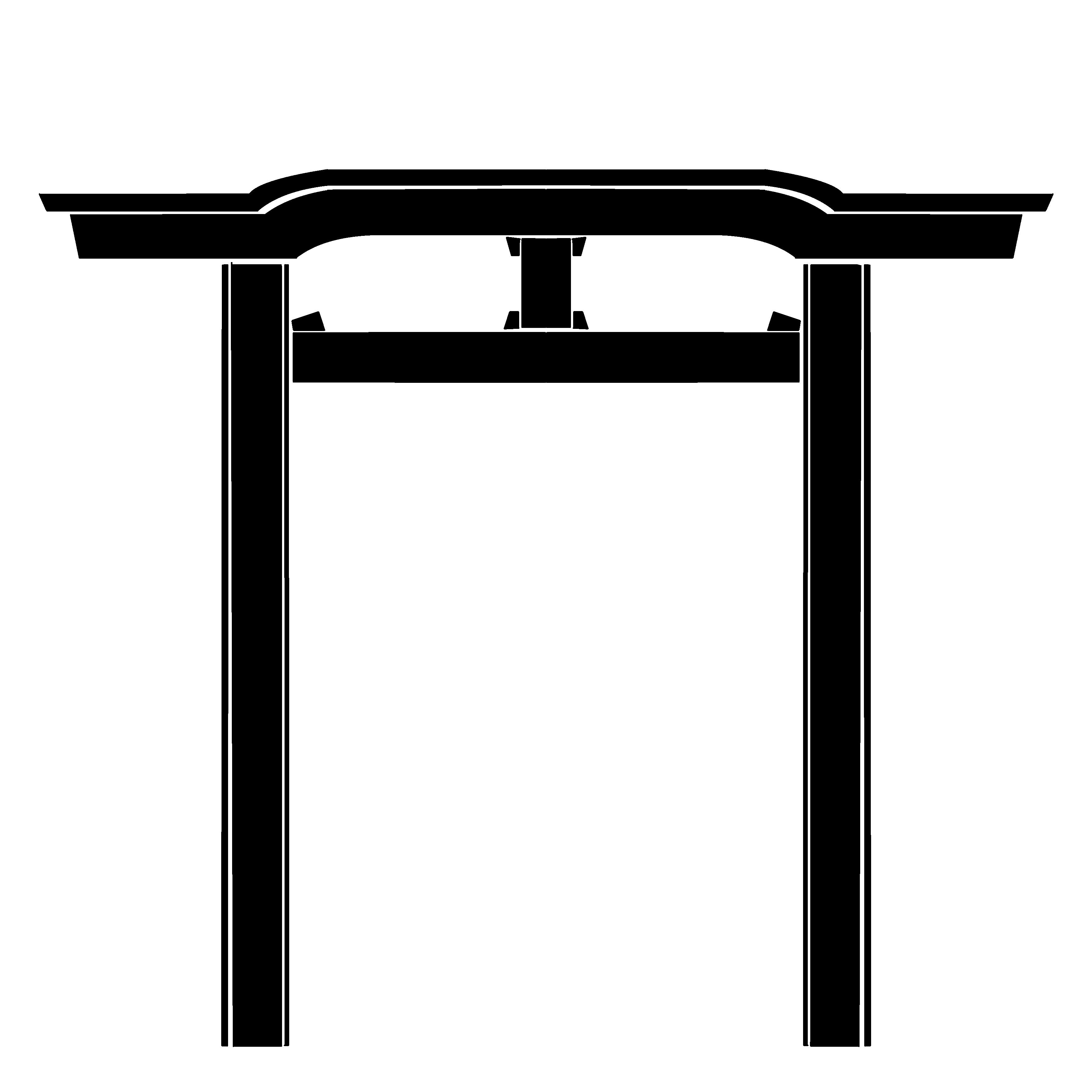 鳴上神道の鳥居